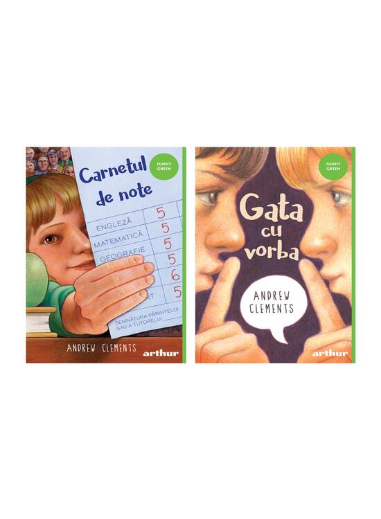 Pachet Andrew Clements (Gata cu vorba, Carnetul de note) - gallery big 3