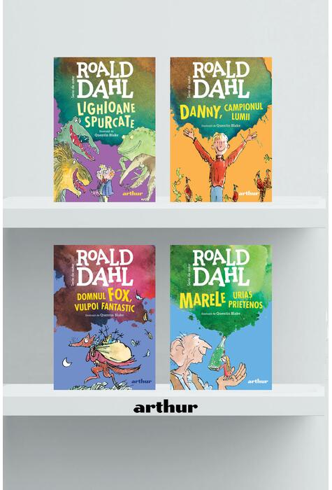 Pachet Roald Dahl (Lighioane spurcate, Domnul Fox, Danny,MUP)