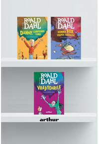 Pachet Roald Dahl ( Danny, campionul lumii, Domnul Fox, Vrăjitoarele)