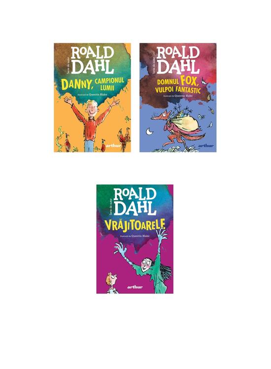 Pachet Roald Dahl ( Danny, campionul lumii, Domnul Fox, Vrăjitoarele) - gallery big 5